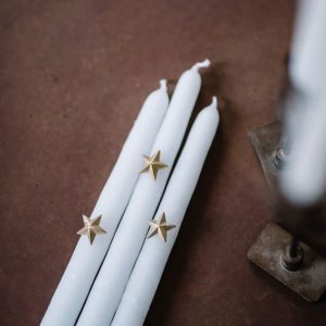 Coffret 3 piques à cierge Etoiles | Bijoux de bougies