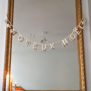 Guirlande en feutrine – Joyeux Noël