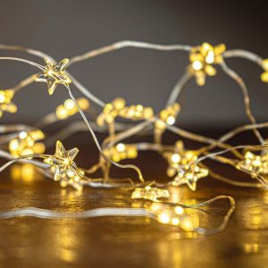 Guirlande étoiles lumineuses de Noël LED
