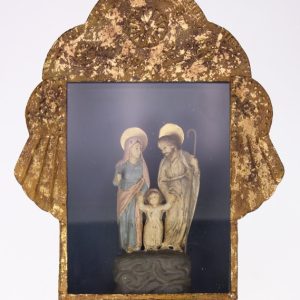 Grand ex-voto vitrine “Sainte famille”