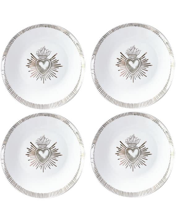 Lot de 4 assiettes Ex-Voto – Image 4