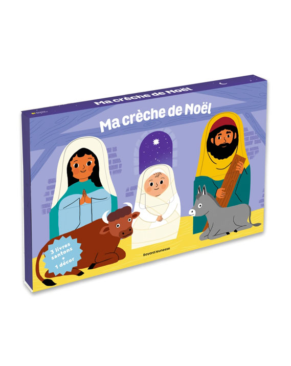 Ma crèche de Noël – trois livres-santons et un décor | Bayard