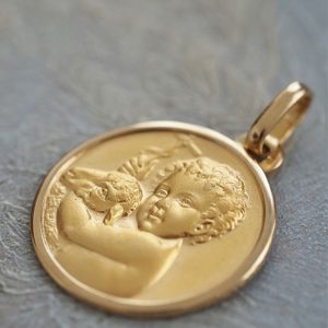 Médaille Agneau de Dieu | Or 18 carats