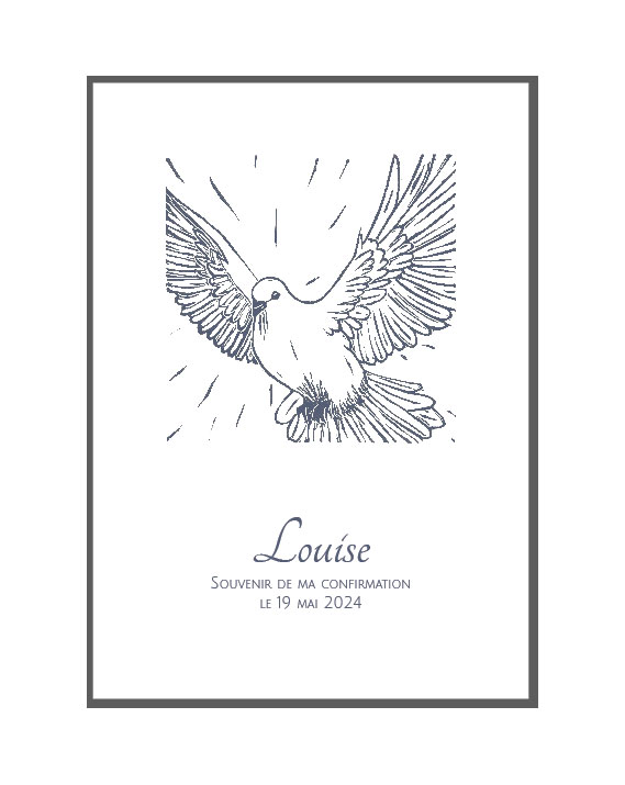 Sainte affiche personnalisable | Catho Rétro X Des Saints Gravés – Image 5