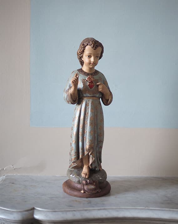 Statue vintage de l’Enfant Jésus – Image 5