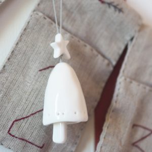 Suspension Cloche en Porcelaine